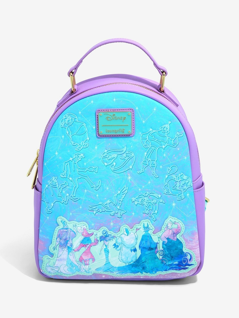 Loungefly Disney Villains Constellations Mini Backpack And Cardholder Set